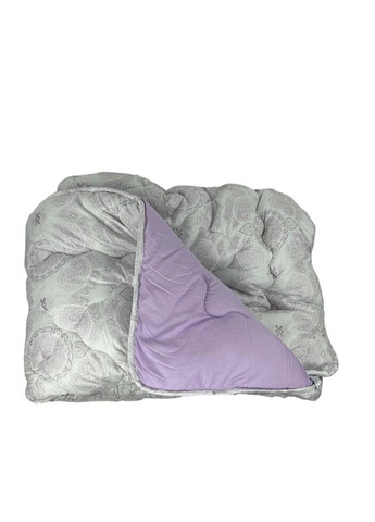 Одеяло двуспальное закрытое Узор 20372 175х215 см сиреневое Arda (328391766)