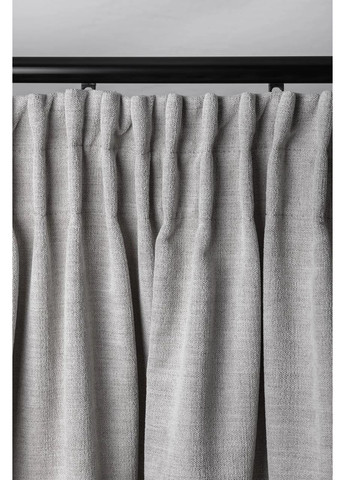 Штори з матового шенілу 2шт 3,5м х від 2,5м до 3м HYGG (370367176)