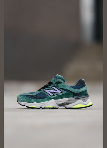 Зеленые кроссовки унисекс New Balance 9060 Green