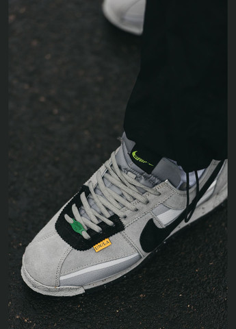 Сірі Осінні кросівки чоловічі Nike Cortez x Union L.A
