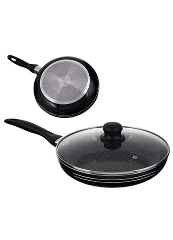 Сковорода с крышкой и мраморным покрытием 22 см EB-765 Edenberg (337176705)