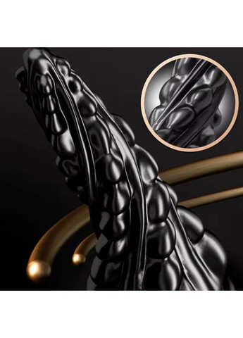 Фалоімітатор Дракон прозорий 22.5 см, фантазійний рельєфний фалоімітатор для анальної та вагінальної стимуляції No Brand (366454119)