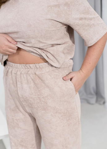 Костюм жіночий оверсайз з куліру Тай-Дай (футболка + штани) No Brand (329651488)