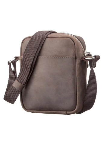 Сумка для чоловіків SHVIGEL 11077 з вінтажної шкіри Коричнева Vintage (396895128)