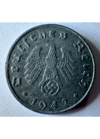 Німеччина Мітка монетного двору "А” - Берлін 5 рейхспфенігів 1942 рік Монети світу No Brand (398324889)