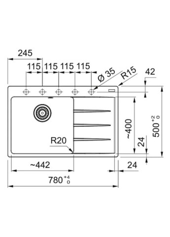Мийка кухонна (m484506) FRANKE 114.0630.473 (372962071)