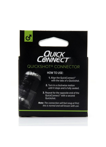Адаптер Quickshot Quick Connect для соединения двух Квикшотов в одну игрушку Fleshlight (303892303)