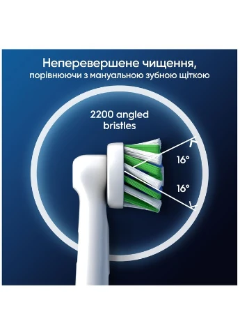 Насадки для електричної зубної щітки Pro Cross Action, 4 шт Oral-B (337337465)
