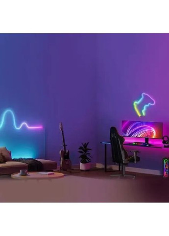 Неоновая светодиодная лента RGB 5м с управлением от телефона SFK-11 Bluetooth UKC (363834592)