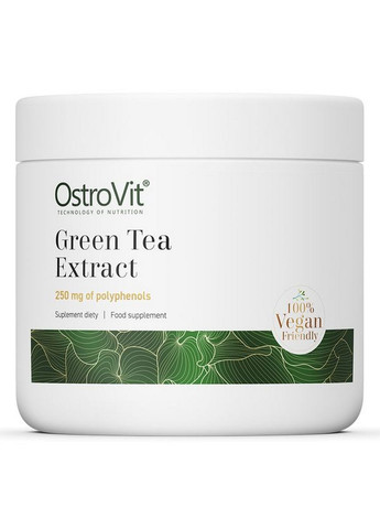 Натуральная добавка Vege Green Tea Extract, 100 грамм Ostrovit (293417858)