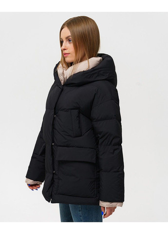 Чорна зимня куртка 21 - 04308 Vivilona
