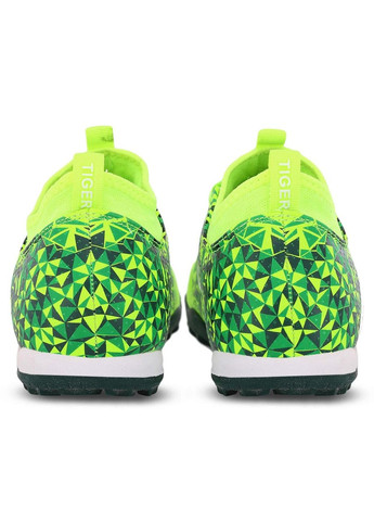 Белые сороконожки футбольные 230820-2 салатовый Tiger