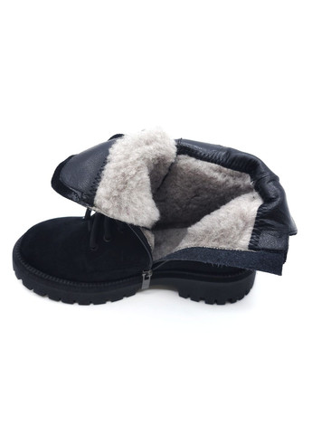 Жіночі черевики зимові чорні замшеві FS-14-12 24 см (р) Foot Step (267313510)