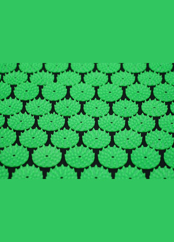 Килимок акупунктурний з валиком Classic Mat Аплікатор Кузнєцова XR0110 Black/Green Cornix xr-0110 (275654245)