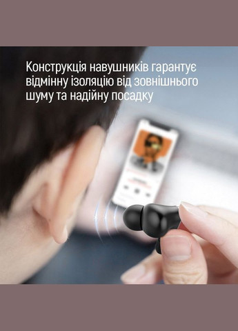 Навушники СolorWay TWS-3 Earbuds Black (CW-TWS3BK) Colorway (317202309)