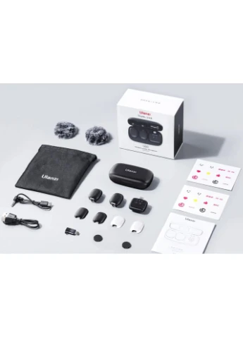 Бездротова мікрофонна система Vijim A30 Tiny Microphone UV-A014GBB1 Black Ulanzi (334017552)