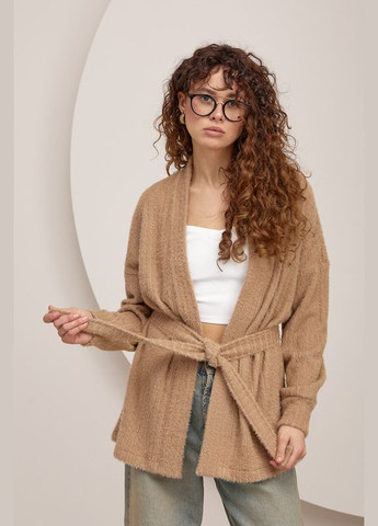 Коричневый демисезонный кардиган ARTMON