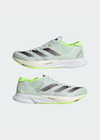 Зеленые летние кроссовки adizero adios 8 adidas