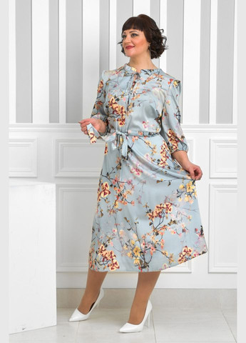 Сіра плаття 14304-5 Alenka Plus