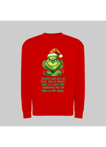 Світшот з принтом "If I can’t find something nice to wear, I’m not going". Грiнч (16702436151) ТiШОТКА (365436455)