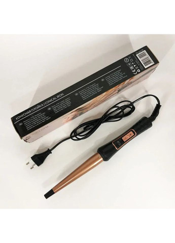 Керамічна плойка для волосся SS-3510 конусна плойка-щипці для ідеальних локонів Satori (349821722)