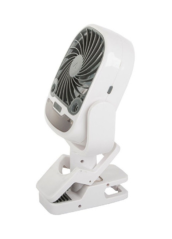Мини вентилятор кондиционер настольный аккумуляторный на прищепке с увлажнителем воздуха 25х12.5 см (477445-Prob) Белый Unbranded (297364836)