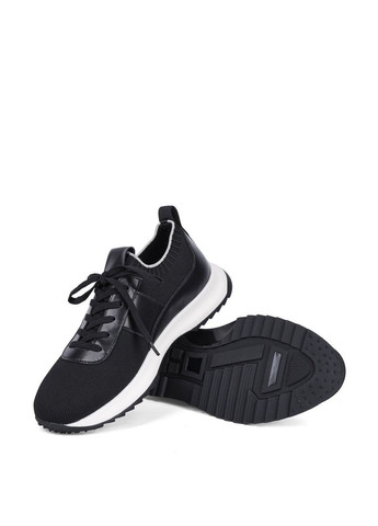 Черные летние мужские кроссовки fz688-1a черный ткань MIRATON