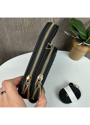 Женская мини сумочка клатч черная экокожа на плечо Baellerry (363021913)