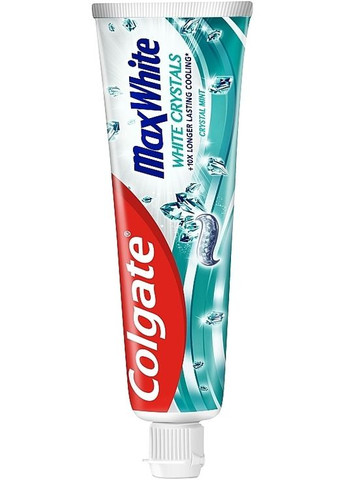 Зубная паста Макс Блеск с кристаллами отбеливающая MaxWhite 125ml (134811-21173711) Colgate (368607253)