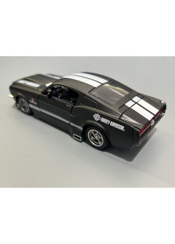 Машина Ford Mustang shelby 1967 инерционная металлическая открываются двери 16 см Черная (AP-1796) No Brand (366969771)