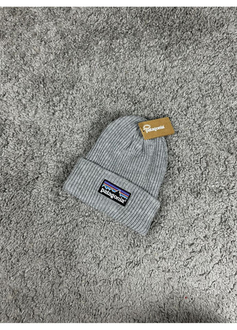 Зимняя теплая мужская шапка брендовая, фирменная шапка Патагонии для зимы Серий No Brand (369154001)