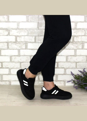 Черные демисезонные женские кроссовки Fashion