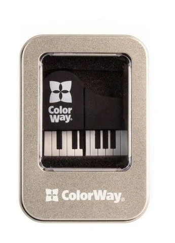 Флеш накопичувач USB 64Gb "Piano", Black, USB 3.0 (CW-USBPO64) 000-CW-USBPO64 Colorway (395338844)