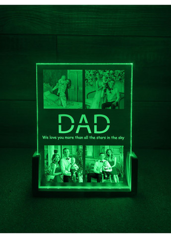 Фоторамка з підсвіткою Тато (DAD) Creative (355396503)