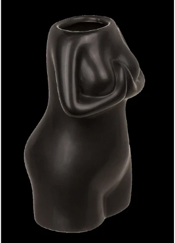 Керамічна ваза Women´s Body Black, 175 мл OOTB (383082354)