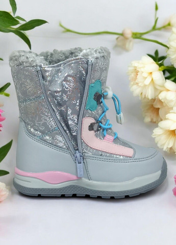 Термо черевики зимові дутики для дівчинки на овчині ТОМ М Tom.M (304274447)