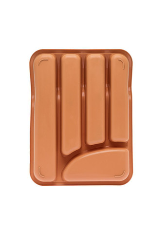 Лоток для столових приладів із 5 відділеннями пластиковий 33х25.5х7 см Kitchette (362210504)