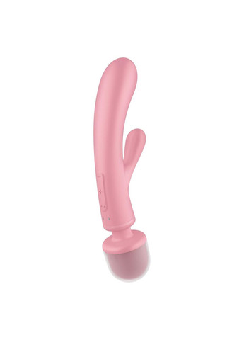 Вибратор для пар Triple Lover Pink: Тройная стимуляция, управление через приложение, Satisfyer (371390946)
