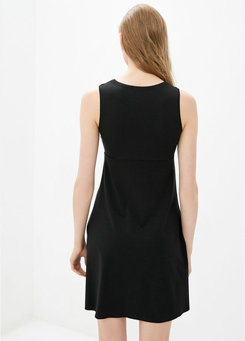 Ночная рубашка черного цвета с кружевом ORA (305697082)