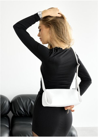 Женская сумка кроссбоди через плечо из экокожи Белая (10300271312) Sambag (360752346)