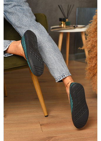 Капці жіночі зеленого кольору Let's Shop (358499225)