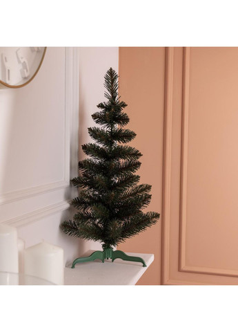 Штучна новорічна настільна міні ялинка «Полонинська» зелена 60 см SOK-M-03-3 No Brand (369478020)