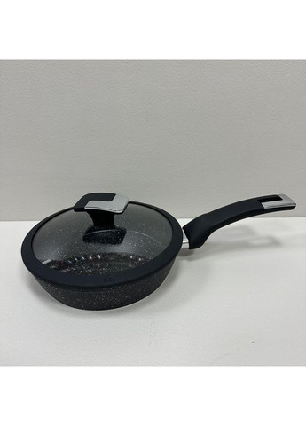 Сковорода глибока d-20 см із мармуровим антипригарним покриттям 3008 A-Plus (370269861)