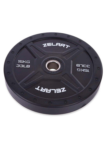 Млинці диски бамперні для кросфіту Bumper Plates TA-2258 15 кг Zelart (286043482)