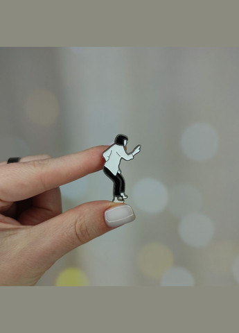 Парний пін значок з металу на одяг "Кримінальне чтиво" SureGeek (315016282)