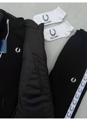❄️Зима Набор Fred Perry: жилет-кофта-штаны 2 пары носков в подарок!❄️ No Brand (364845712)