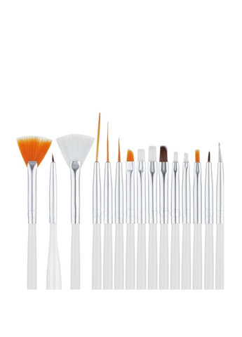 Набір пензликів для нігтьового дизайну з 15 інструментів MNB-222 MaxMar (338426407)