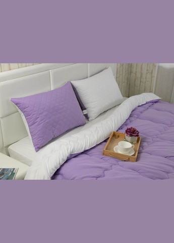 Набір ковдра 200х220 + 2 подушки 50х70 силіконові "" Руно К_925.52СЛ300_Бузковий (300530228)