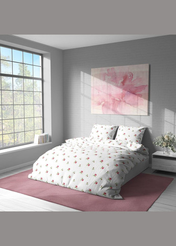 Постільна білизна " ", Полісатин, Білий з принтом, Полторопальний P-0163 Lelit (308071767)