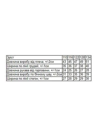 Блакитний літній комплект для дівчинки (футболка+велосипедки) hc (h001-6420-036-33) No Brand